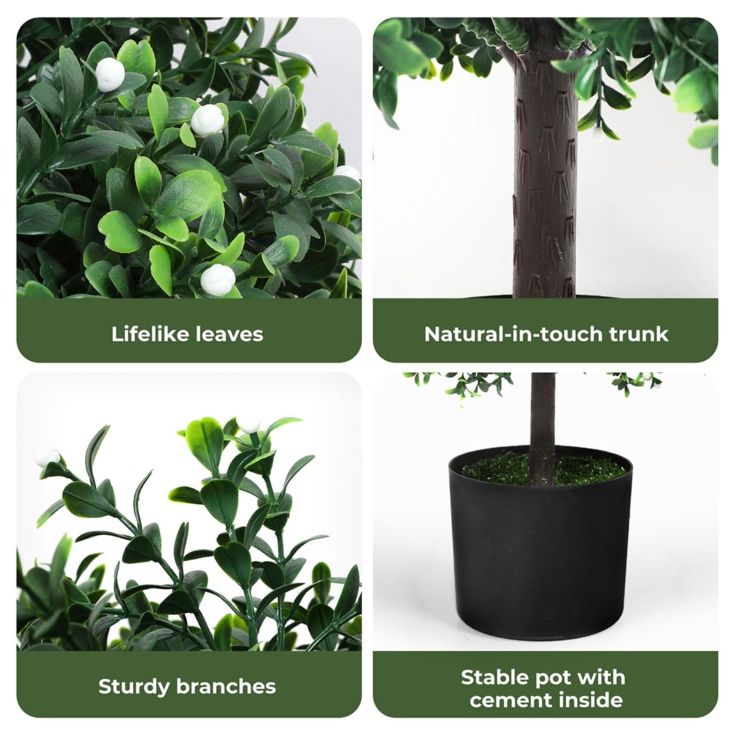 Lambu Artificial Plants in Pot Lifelike Large Fake Tree Home Office Decor Indoor - Picture 44 of 58