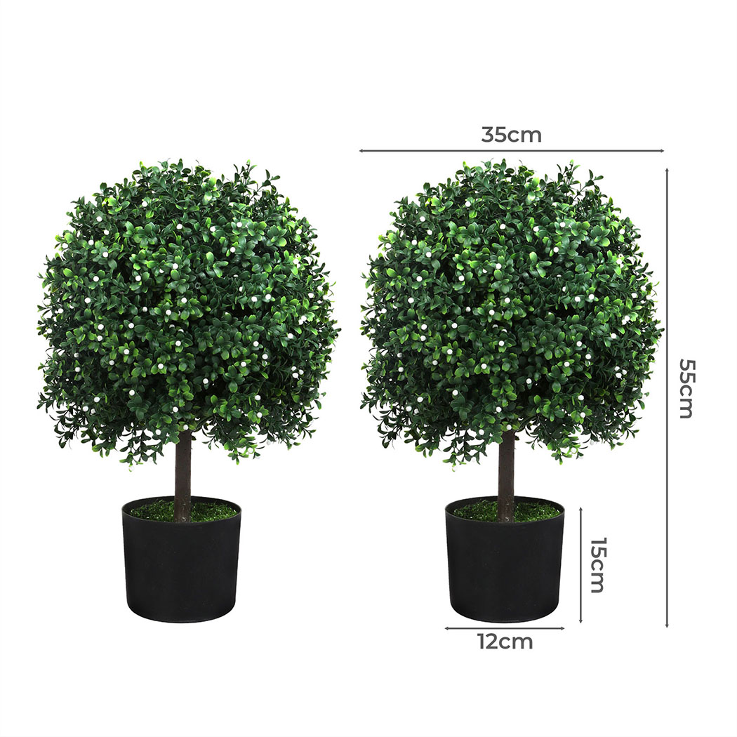 Lambu Artificial Plants in Pot Lifelike Large Fake Tree Home Office Decor Indoor - Picture 45 of 58