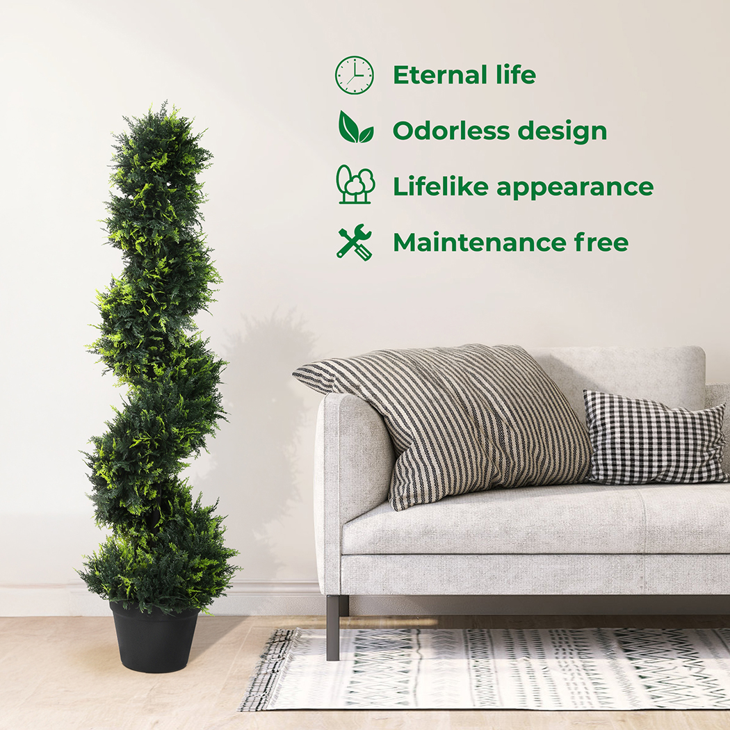 Lambu Artificial Plants in Pot Lifelike Large Fake Tree Home Office Decor Indoor - Picture 17 of 58
