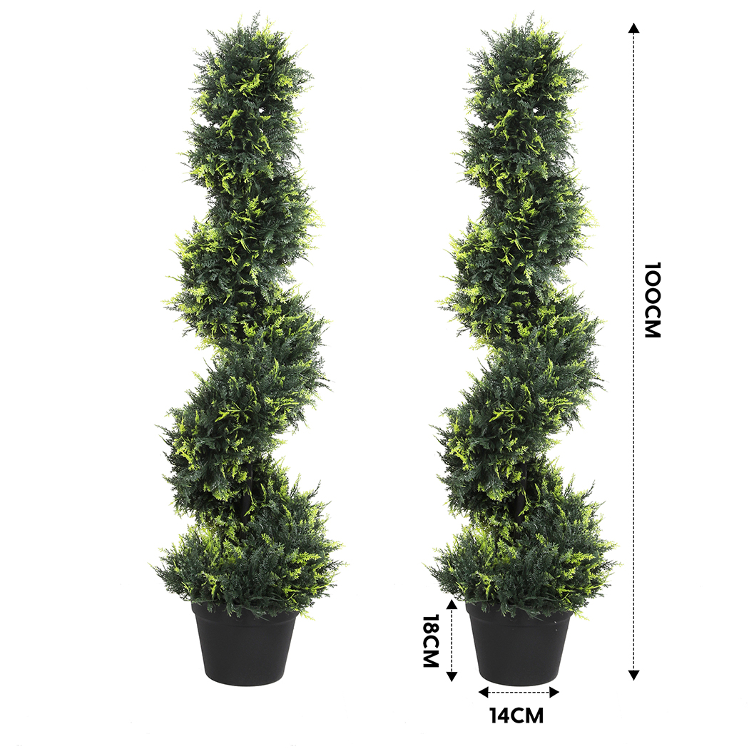 Lambu Artificial Plants in Pot Lifelike Large Fake Tree Home Office Decor Indoor - Picture 22 of 58