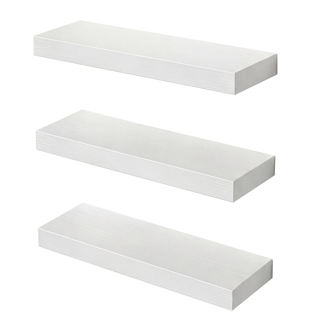 Levede Floating Wall Shelf 3 PCS DIY Wall Mounted Bookshelf Display Storage Rack