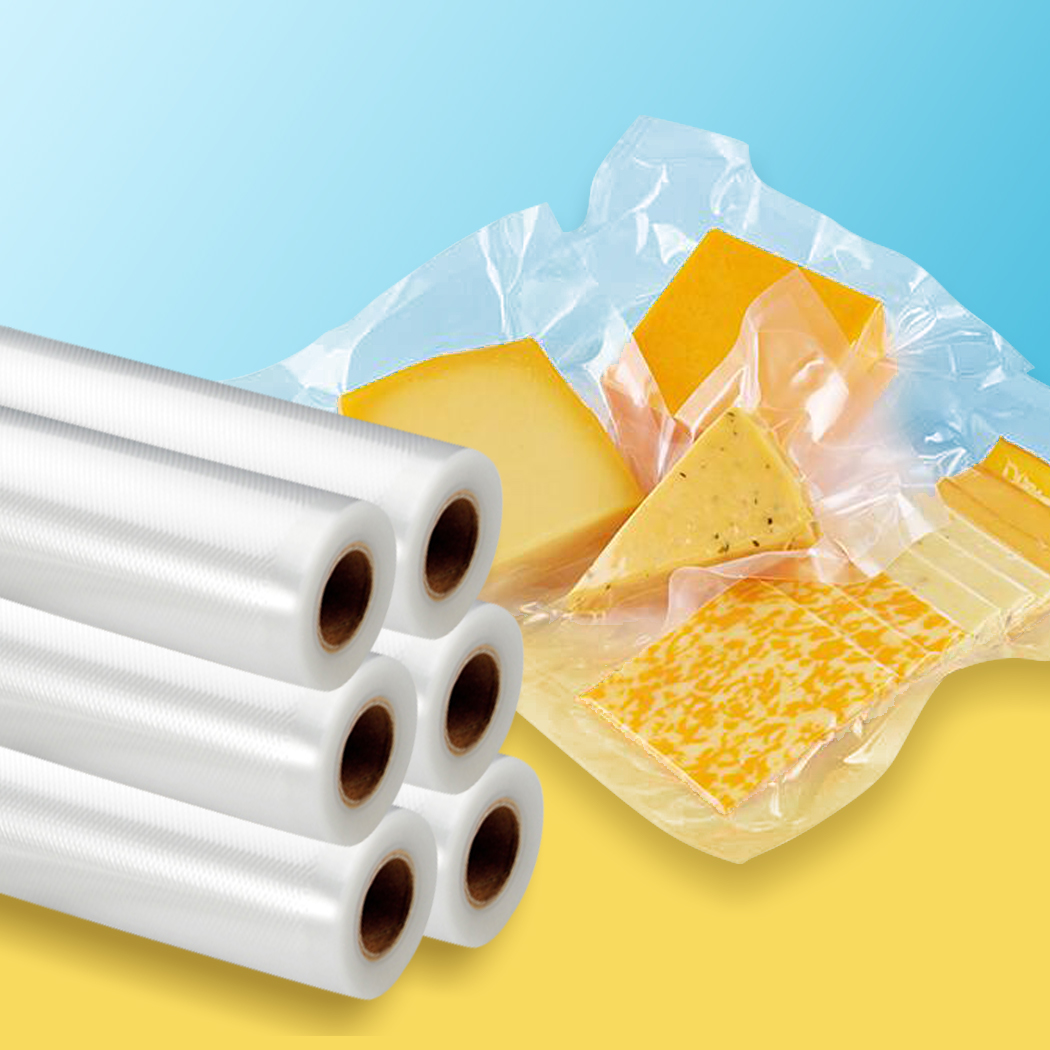 TOQUE Vacuum Sealer Bags Food Storage Rolls Bag Fresh Saver Heat Seal Commercial