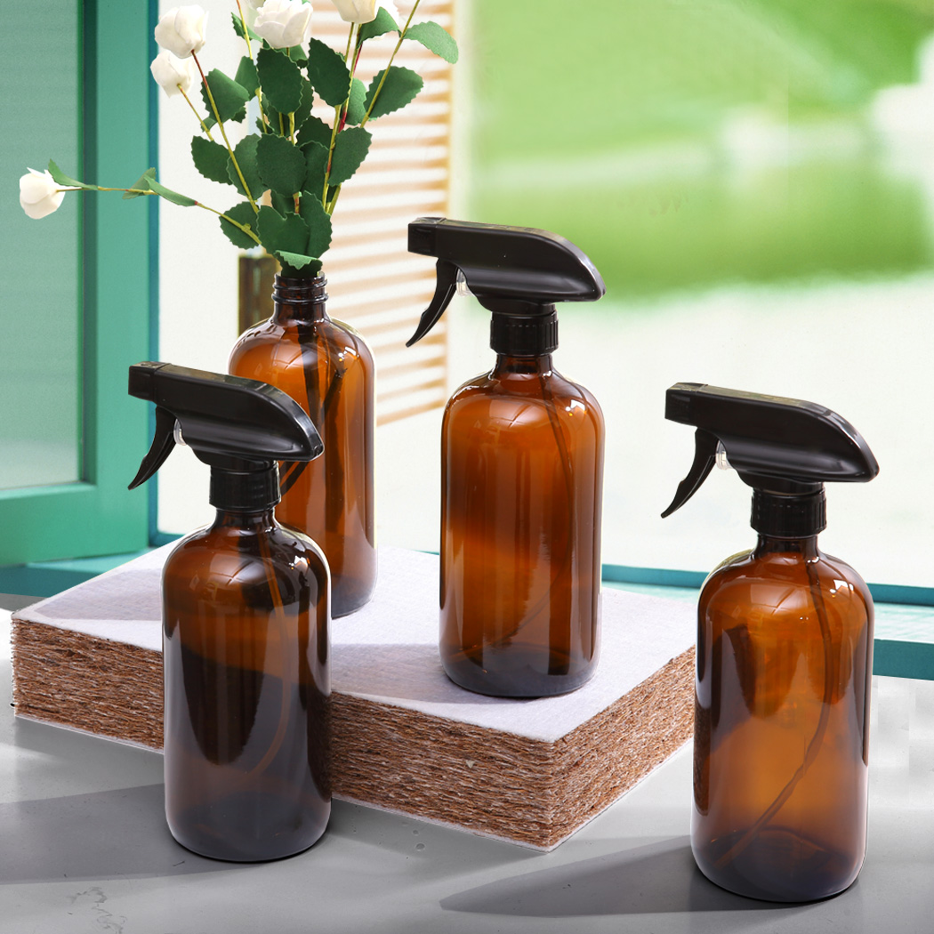 500ML Amber Glass Trigger Spray Bottle Essential Oil Aromatherapy Dispenser 4/6X - Picture 13 of 55