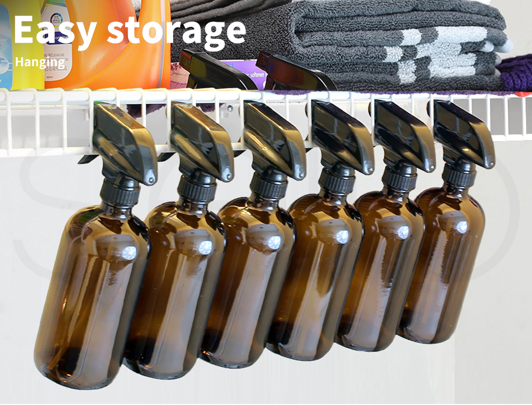 500ML Amber Glass Trigger Spray Bottle Essential Oil Aromatherapy Dispenser 4/6X - Picture 22 of 55