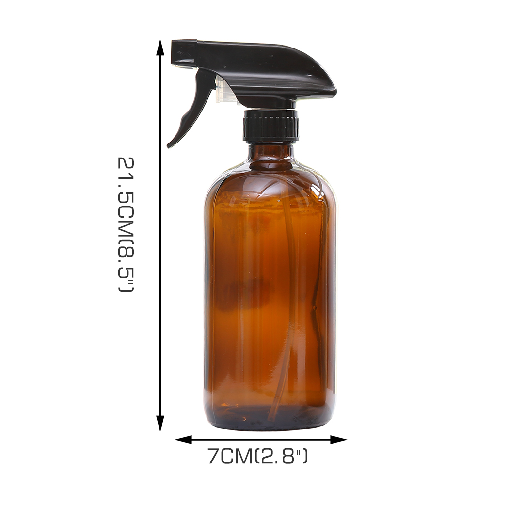 500ML Amber Glass Trigger Spray Bottle Essential Oil Aromatherapy Dispenser 4/6X - Picture 14 of 55