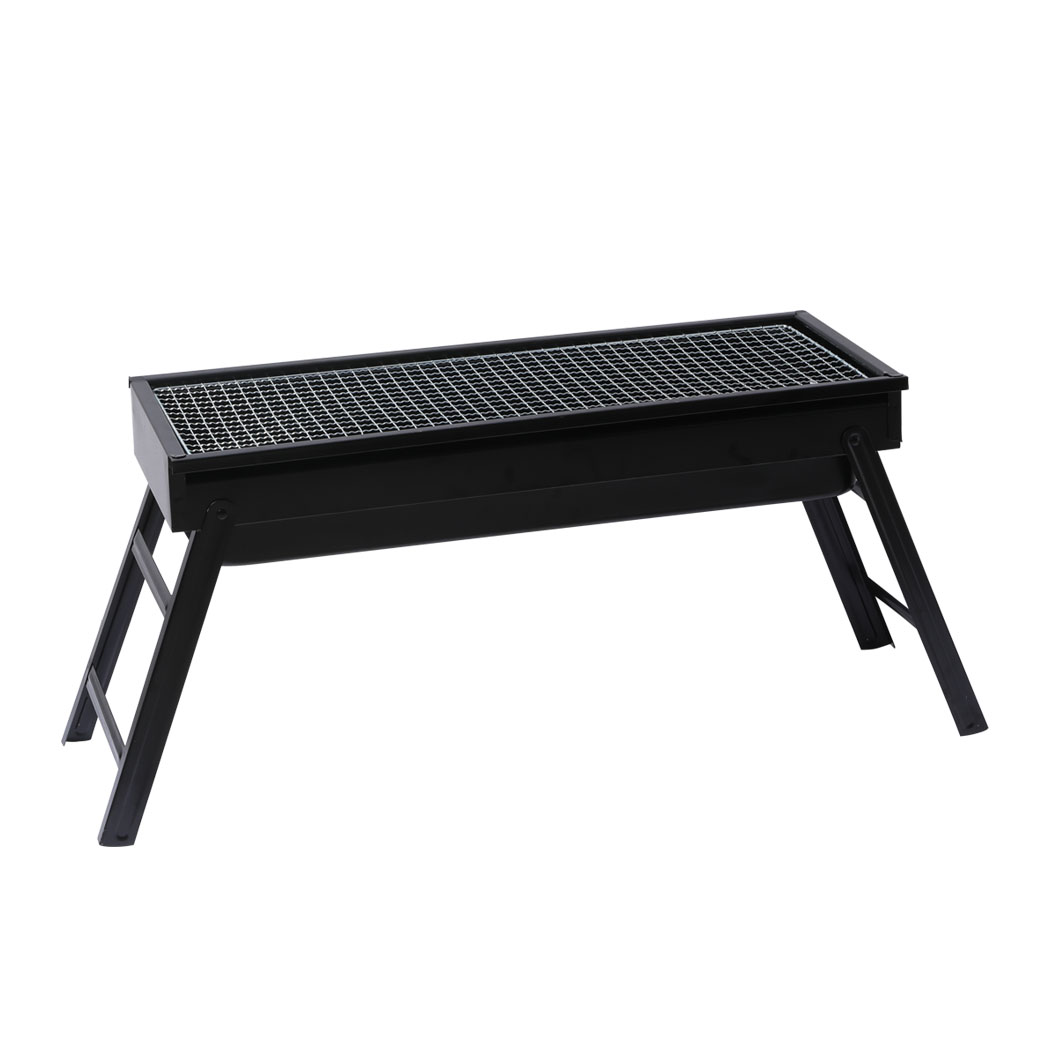 Charcoal BBQ Grill Portable Hibachi Barbecue Outdoor Foldable Camping Picnic - Picture 47 of 69