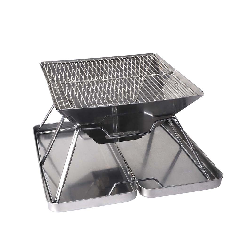 Charcoal BBQ Grill Portable Hibachi Barbecue Outdoor Foldable Camping Picnic - Picture 69 of 69