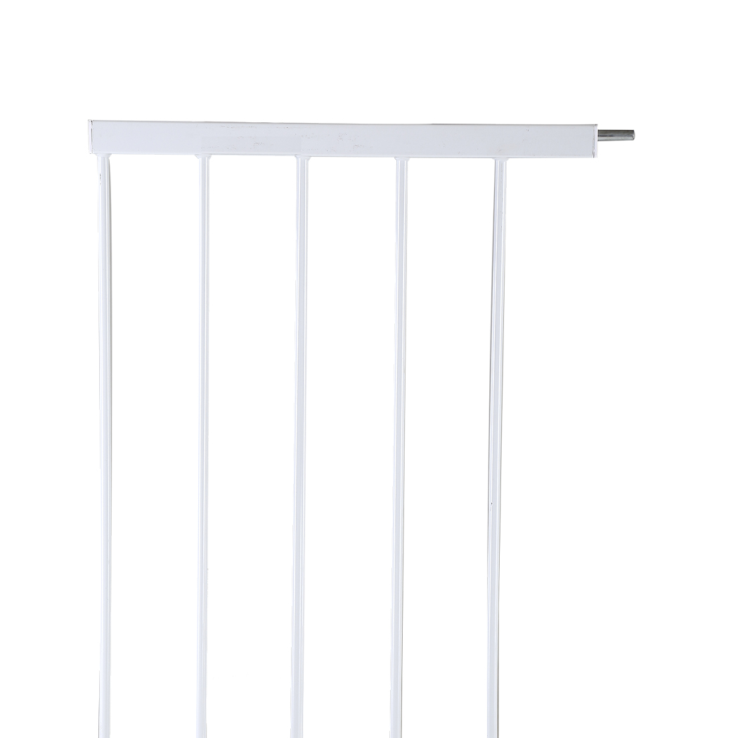 Levede Baby Safety Gate Adjustable Pet Stair Barrier 45cm Door Extension White