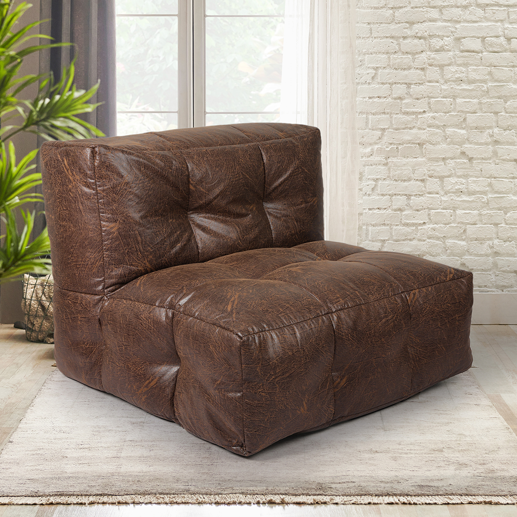 Marlow Bean Bag Cover Chair Modular Couch Indoor Gaming Seat Lazy Lounge Sofa - Picture 19 of 37