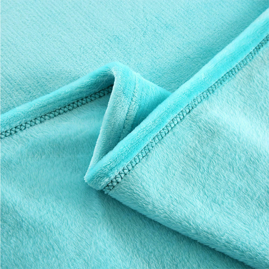 DreamZ 320GSM 220x240cm Ultra Soft Mink Blanket Warm Throw in Teal Colour