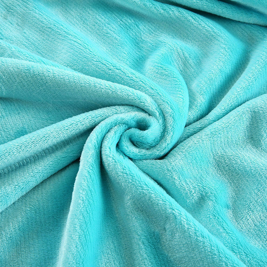 DreamZ 320GSM 220x240cm Ultra Soft Mink Blanket Warm Throw in Teal Colour
