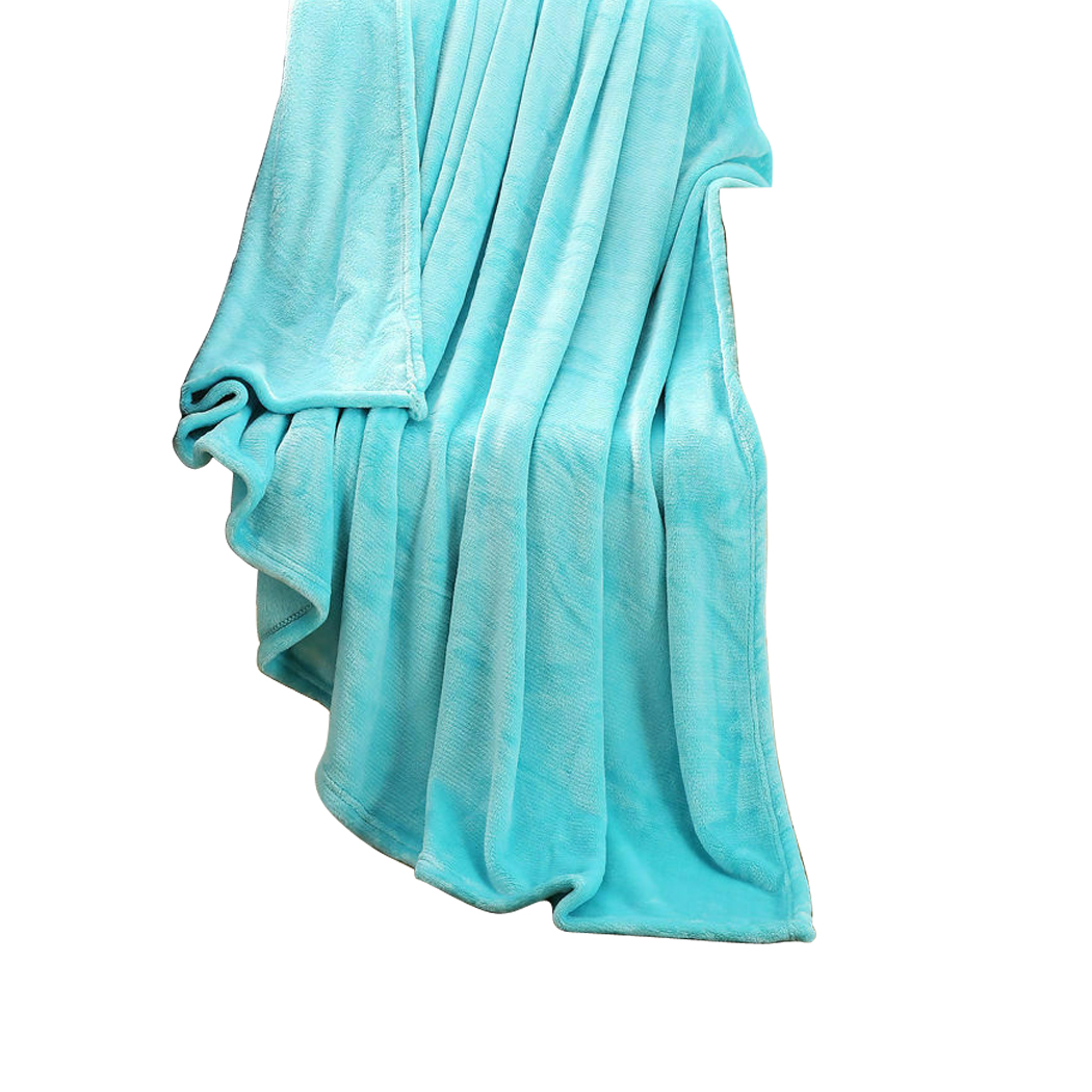 DreamZ 320GSM 220x240cm Ultra Soft Mink Blanket Warm Throw in Teal Colour