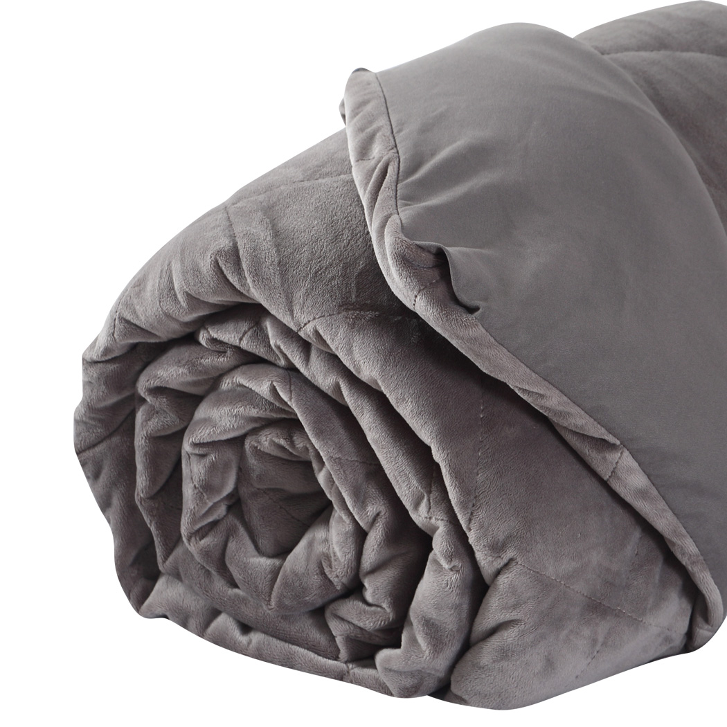 DreamZ Weighted Blanket Heavy Gravity Adults Deep Relax Adult 9KG Grey