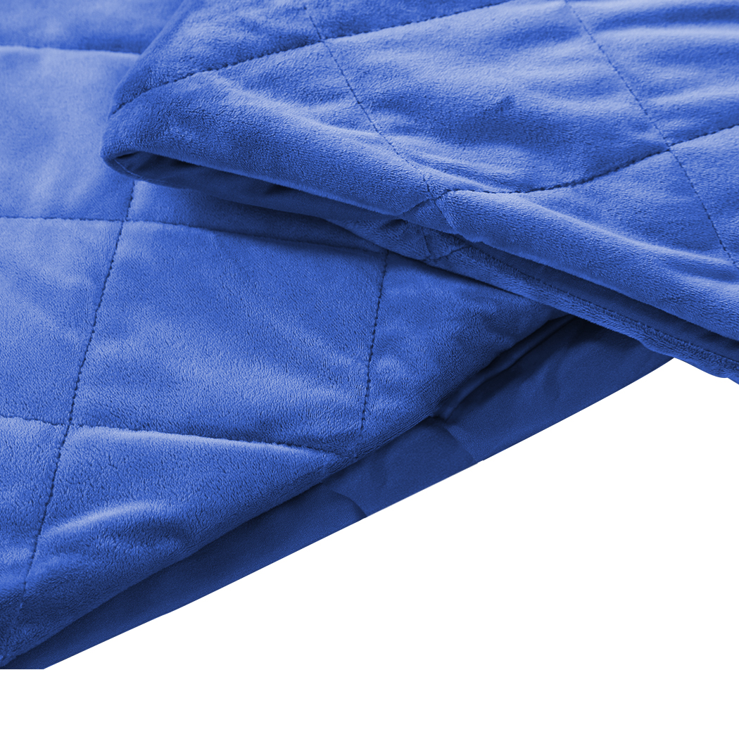 DreamZ 2KG Kids Anti Anxiety Weighted Blanket Gravity Blankets Blue Colour