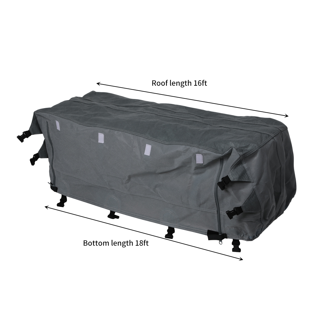 16-18FT Caravan Cover 4 Layer Campervan Heavy Duty Carry Bag Covers UV