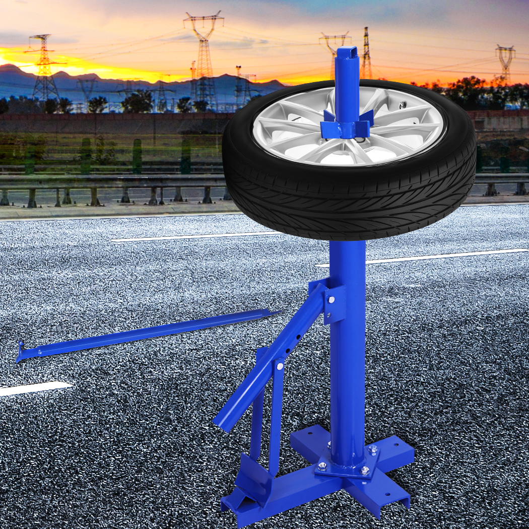 Manan Tyre Changer Tire Changer Motorcycle Vehicle Bead Breaker Manual Tool Blue