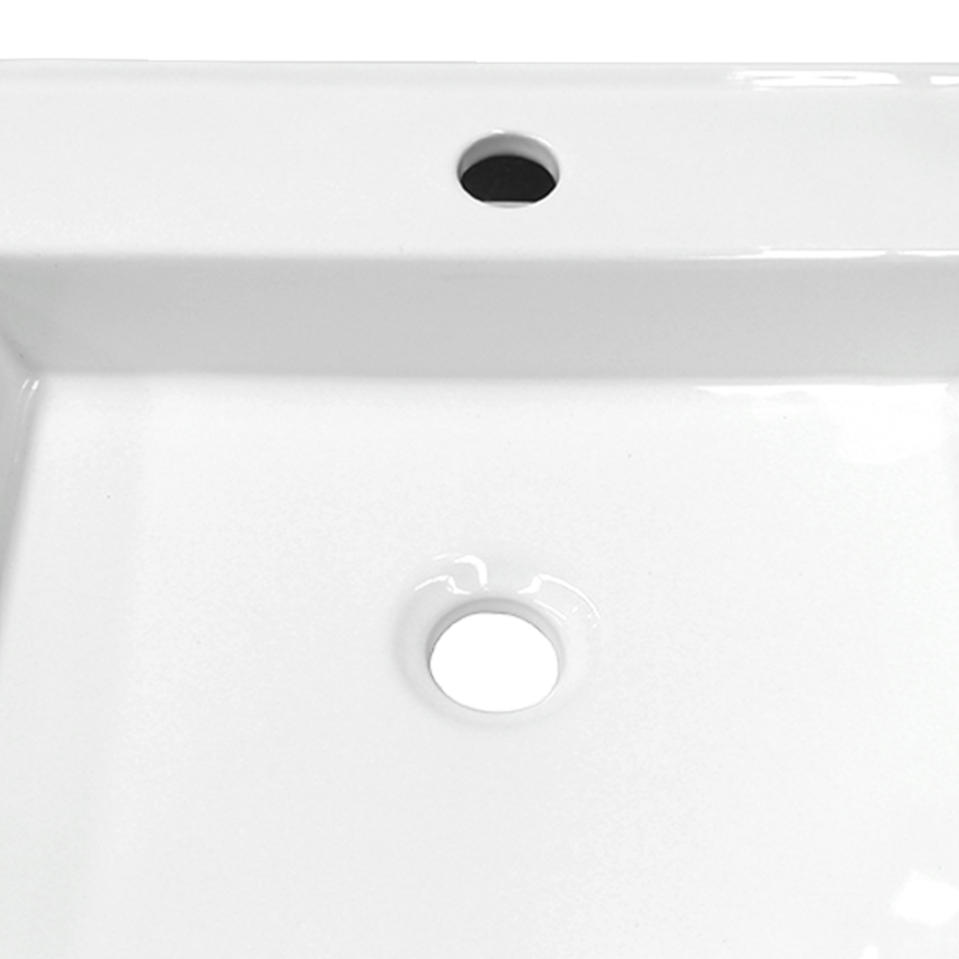 Ceramic Basin Bathroom Wash Counter Top Hand Wash Sink Vanity Above Square