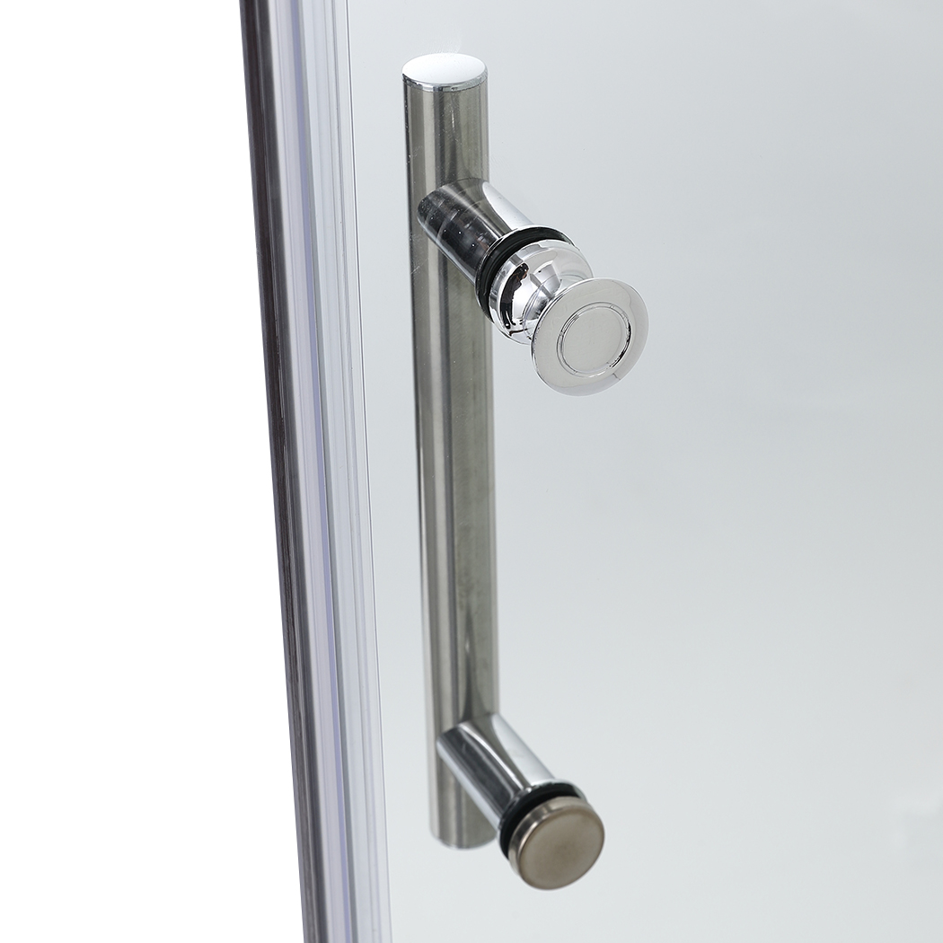 Levede Bath Shower Enclosure Screen Seal Strip Glass Shower Door 1100x1900mm