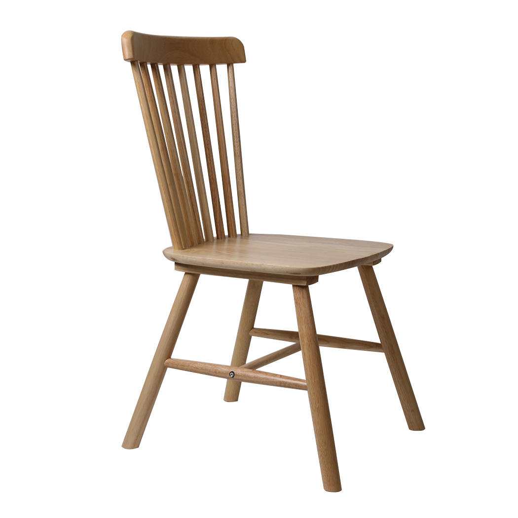 TopSellers-Dining Chairs Set of 2 - Modern Oak Solid Wood Kitchen Comfort