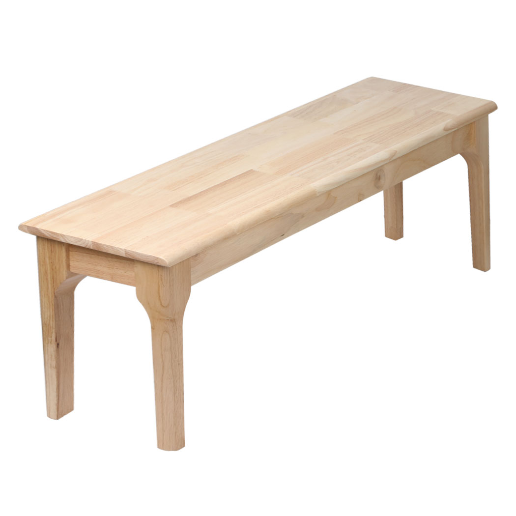 TopSellers-Dining Bench Oak 120cm - Modern Solid Wood Seating Solution