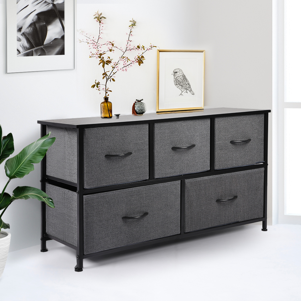 Levede Chest of Drawers Storage Cabinet Tower Dresser Tallboy Lowboy Organizer - Picture 47 of 80