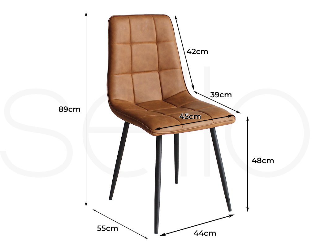 Levede 4x/2x Dining Chairs Accent Chair Kitchen Cafe PU Fabric Velvet Lounge - Picture 60 of 151