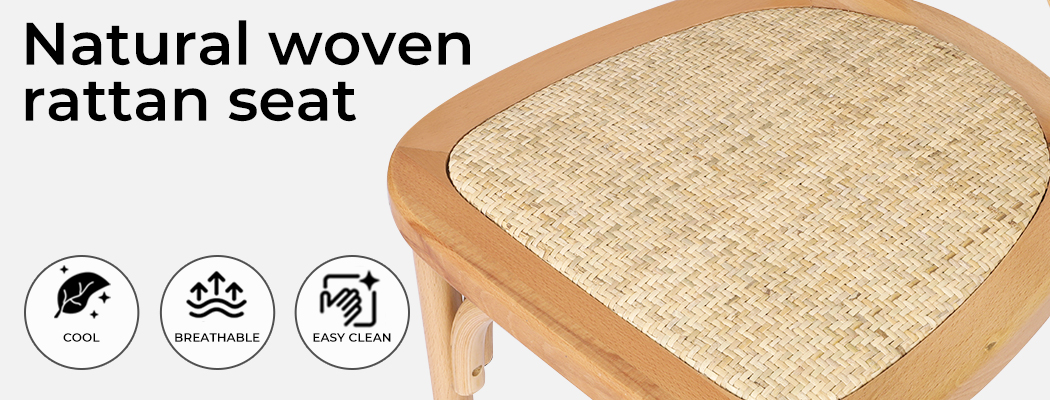 Levede 2x/4x Dining Chairs Lounge Chair Bentwood Outdoor Provincial Rattan Seat - Picture 21 of 46