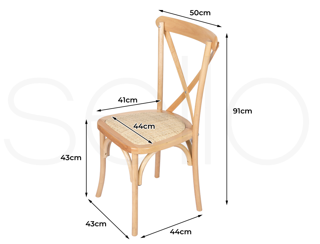 Levede 2x/4x Dining Chairs Lounge Chair Bentwood Outdoor Provincial Rattan Seat - Picture 25 of 46