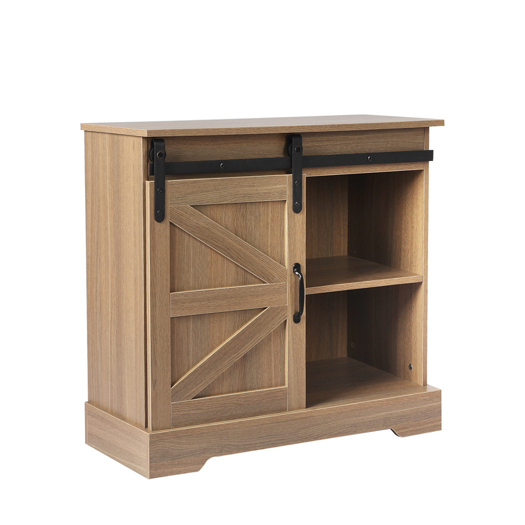 TopSellers-Rustic Sideboard - Durable 80cm Storage Cabinet for Indoors