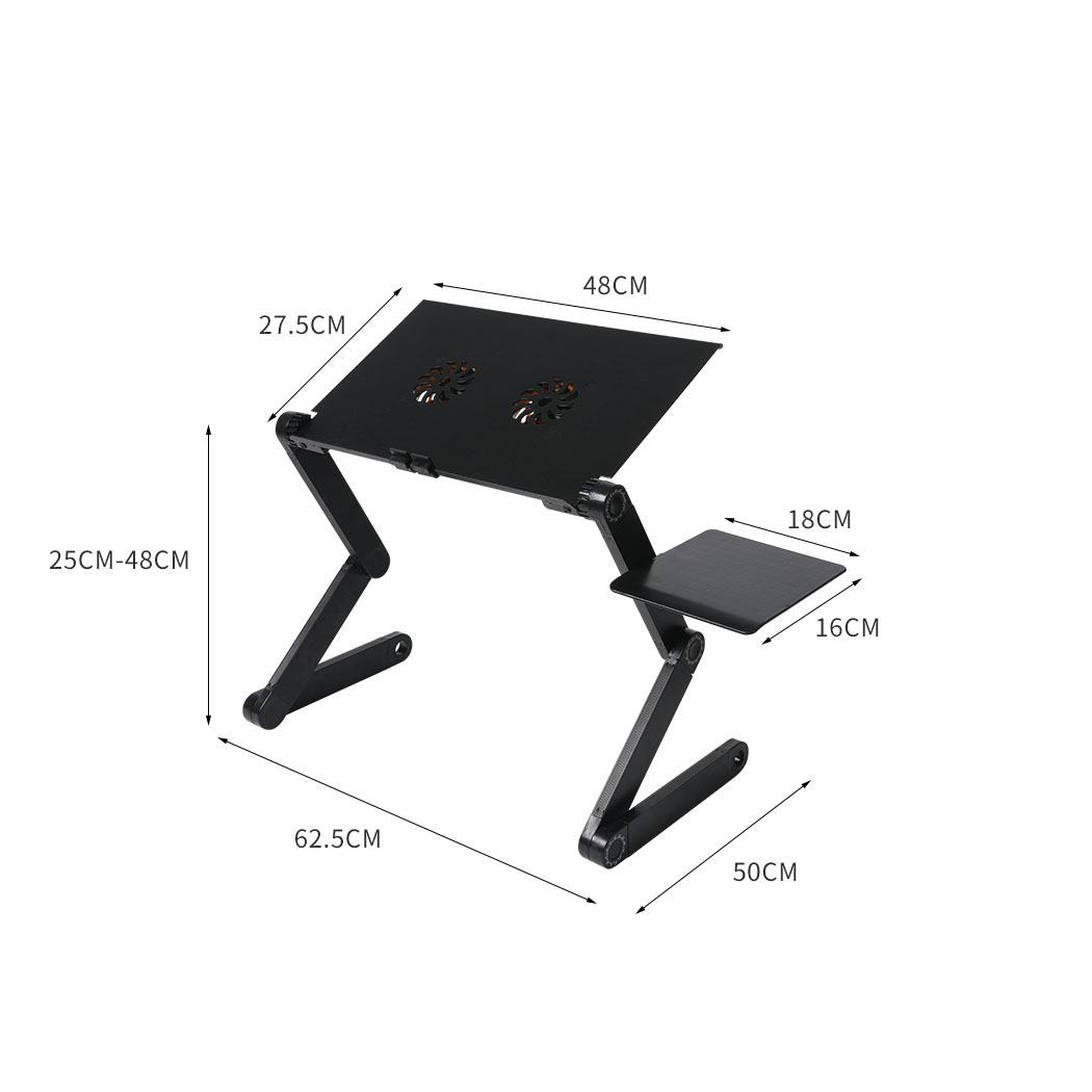 Levede Laptop Desk Table Stand Adjustable Computer Foldable Portable Bed Tables