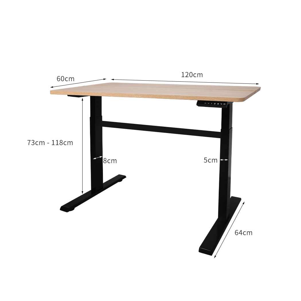 Levede Standing Desk Motorised Height Adjustable Computer Stand Electric Table