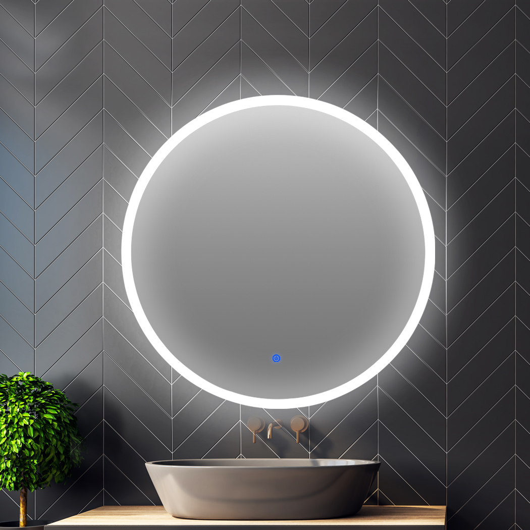 Emitto LED Vanity Wall Mirror Dimmable Anti-fog Waterproof Bathroom Touch Sensor - Picture 168 of 179