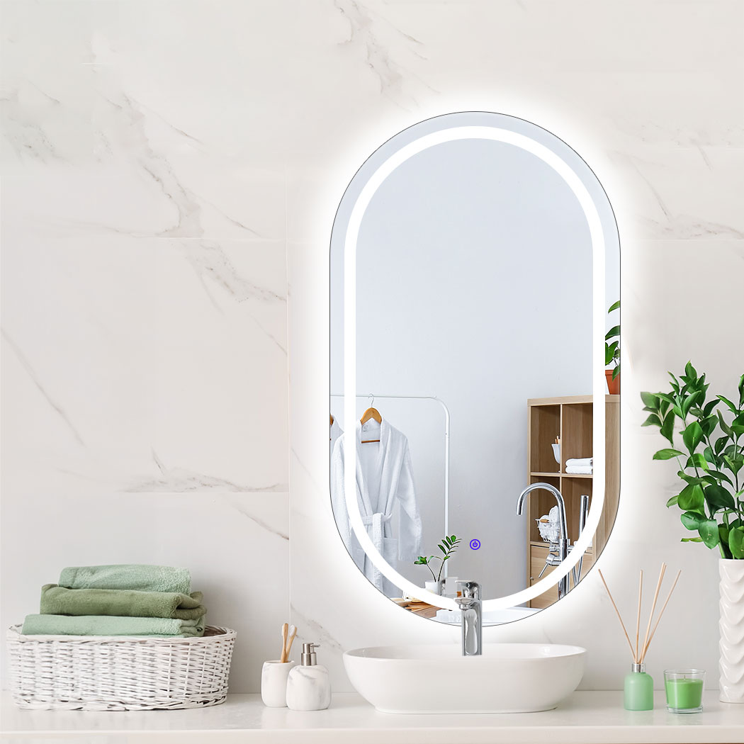 Emitto LED Vanity Wall Mirror Dimmable Anti-fog Waterproof Bathroom Touch Sensor - Picture 60 of 179
