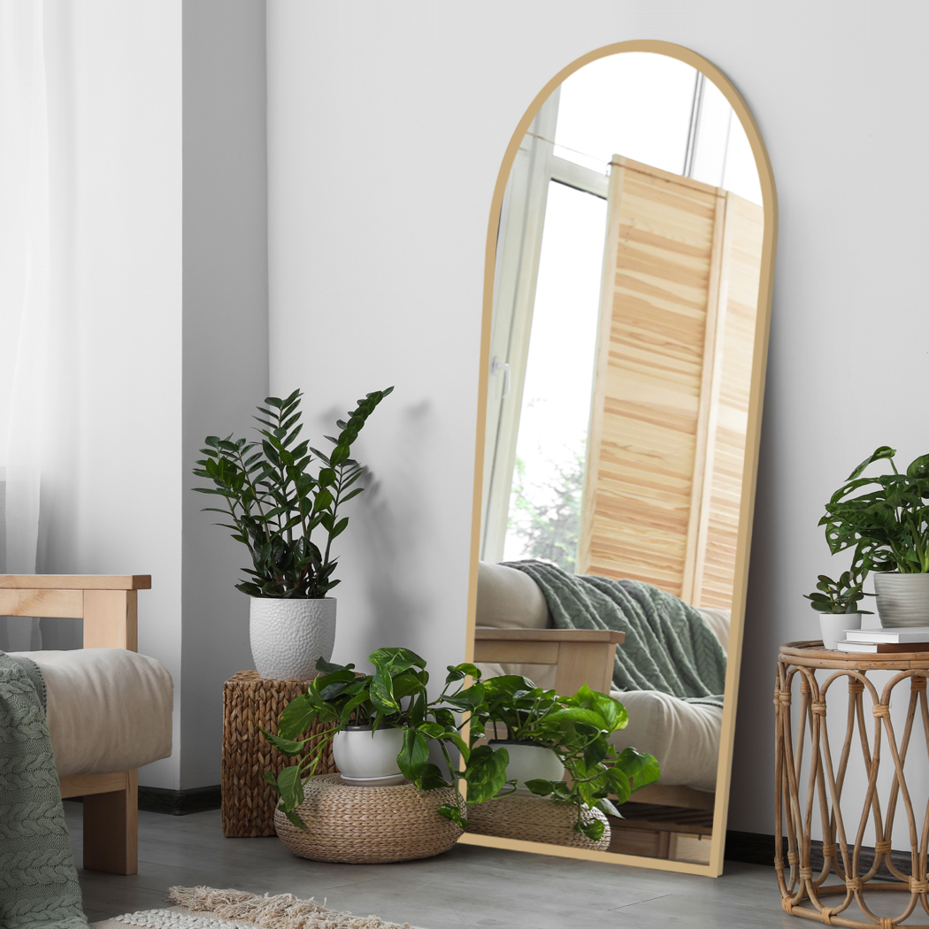 Yezi 180X80CM Full Length Mirrors Arch Floor Dressing Standing Mirror Makeup - Picture 31 of 50
