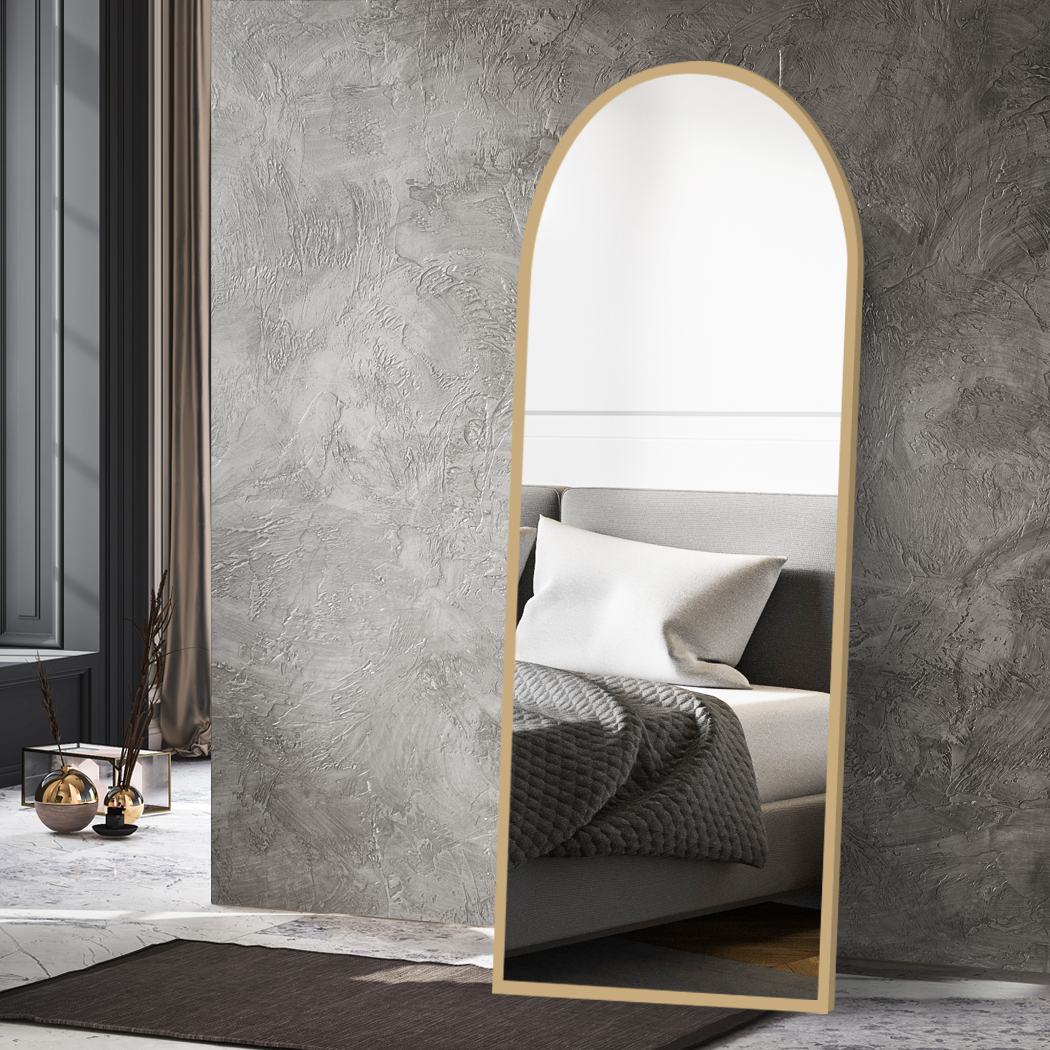Yezi 180X80cm Full Length Mirrors Arch Floor Dressing Standing Mirror Makeup - Picture 31 of 50