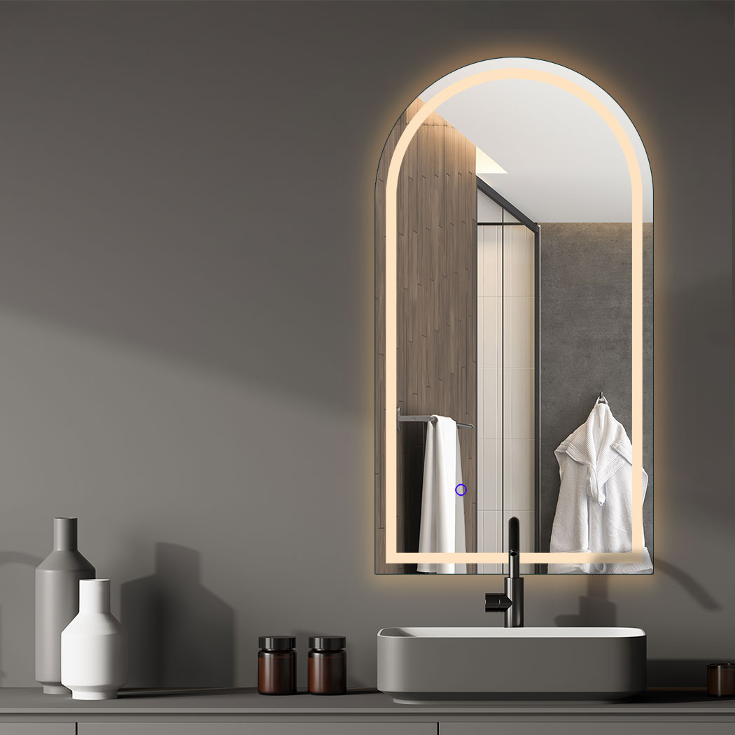 Emitto LED Vanity Wall Mirror Dimmable Anti-fog Waterproof Bathroom Touch Sensor - Picture 12 of 179