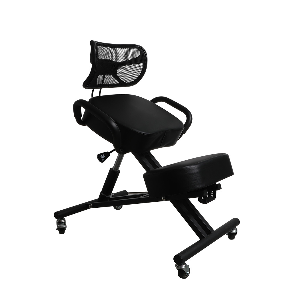 TopSellers-Ergonomic Kneeling Chair - Adjustable Height Foam Support for Office