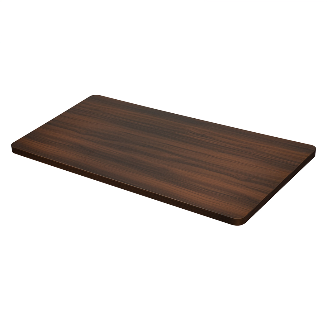 TopSellers-Walnut MDF Table Top 120x60cm - Easy Assemble Custom Office Desk