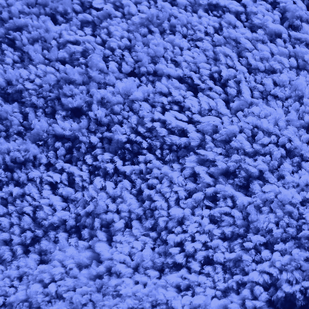 Ultra Soft Anti Slip Rectangle Plush Shaggy Floor Rug Carpet in Blue 60x220cm