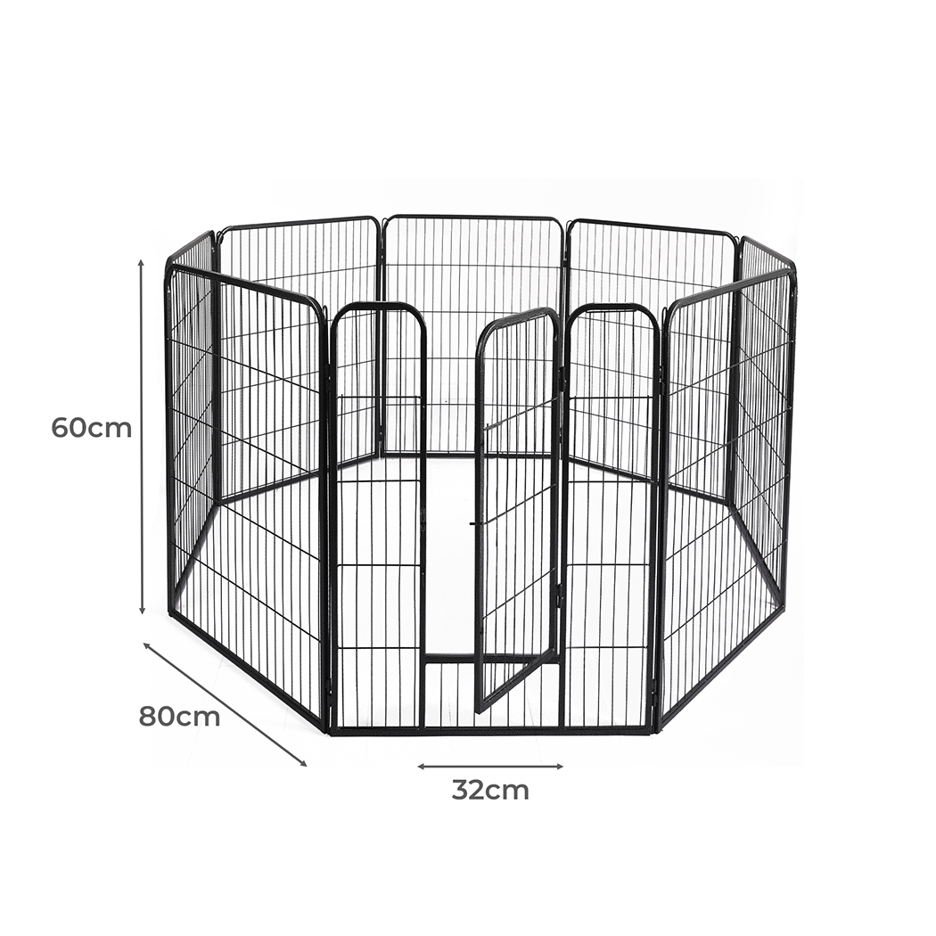 Pawz Pet Dog Playpen Puppy Exercise Cage Enclosure Fence metal Outdoor 8 Panel - Picture 13 of 88