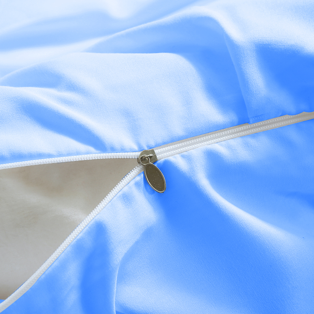 DreamZ Diamond Pintuck Duvet Cover Pillow Case Set in Super King Size in Navy