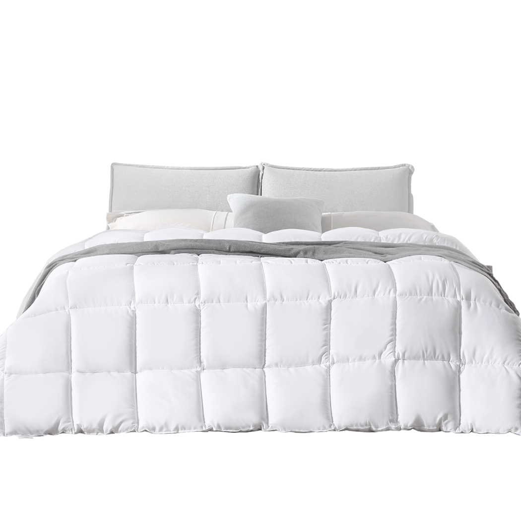 TopSellers-Bamboo Quilt White 700GSM - Soft Hypoallergenic Comfort for All Seasons