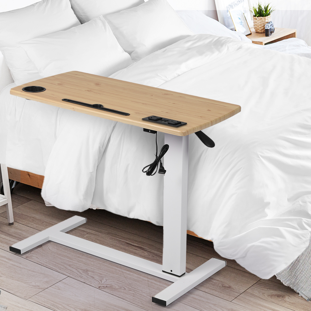 Levede Standing Desk Mobile Sofa Bed Side Table Adjustable Laptop Computer - Picture 22 of 66