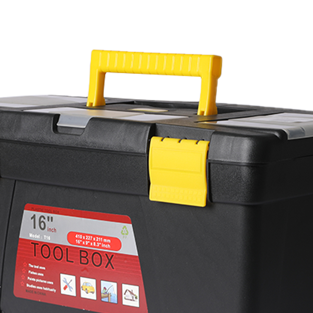 Tool Storage Set Tool Box 3PCS Lock Organiser Portable Handle Garage Tools Chest