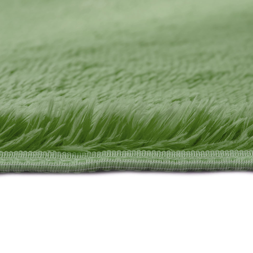 Marlow Floor Mat Rugs Shaggy Rug Area Carpet Large Soft Mats 300x200cm Green