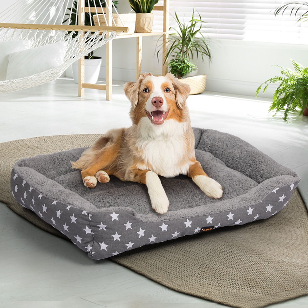 Pawz Pet Bed Dog Cat Large Beds Calming Warm Soft Cushion Mattress Plush Comfy - Picture 204 of 681