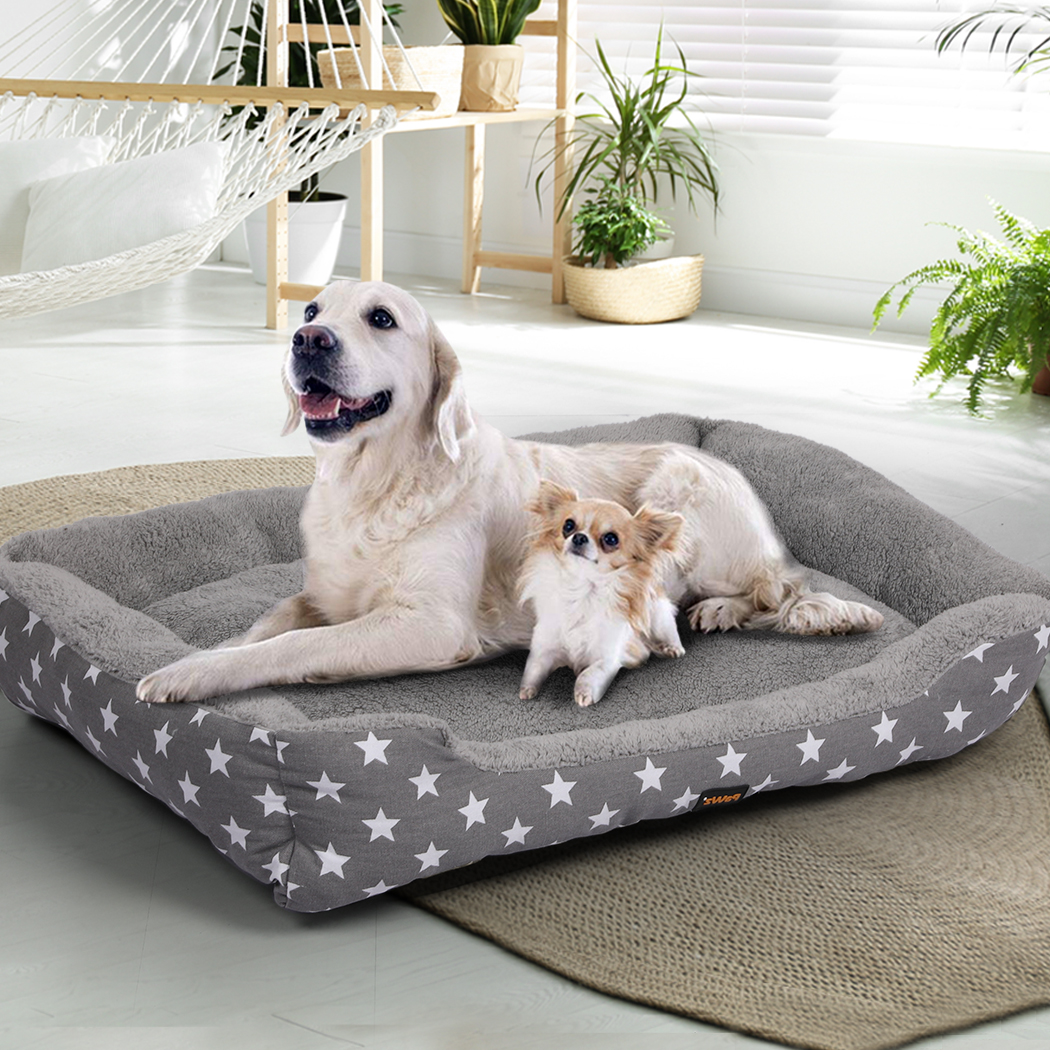 Pawz Pet Bed Dog Cat Large Beds Calming Warm Soft Cushion Mattress Plush Comfy - Picture 228 of 681