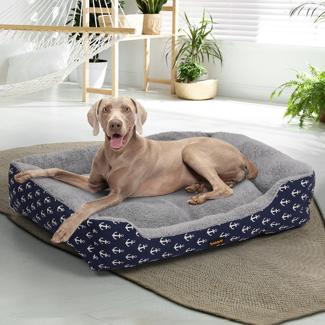 Pawz Pet Bed Dog Cat Large Beds Calming Warm Soft Cushion Mattress Plush Comfy - Picture 252 of 681