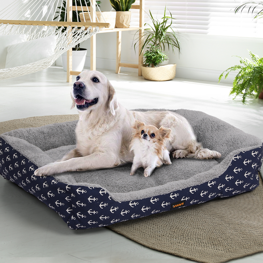 Pawz Pet Bed Dog Cat Large Beds Calming Warm Soft Cushion Mattress Plush Comfy - Picture 264 of 681