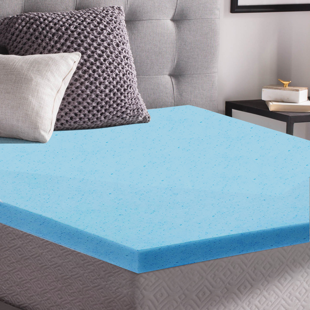 Dreamz Mattress Topper Cool Gel Memory Foam Bamboo Cover Double Queen King Size - Picture 23 of 61